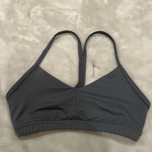 Medium Slate Gray Fleo Reinette Sports Bra